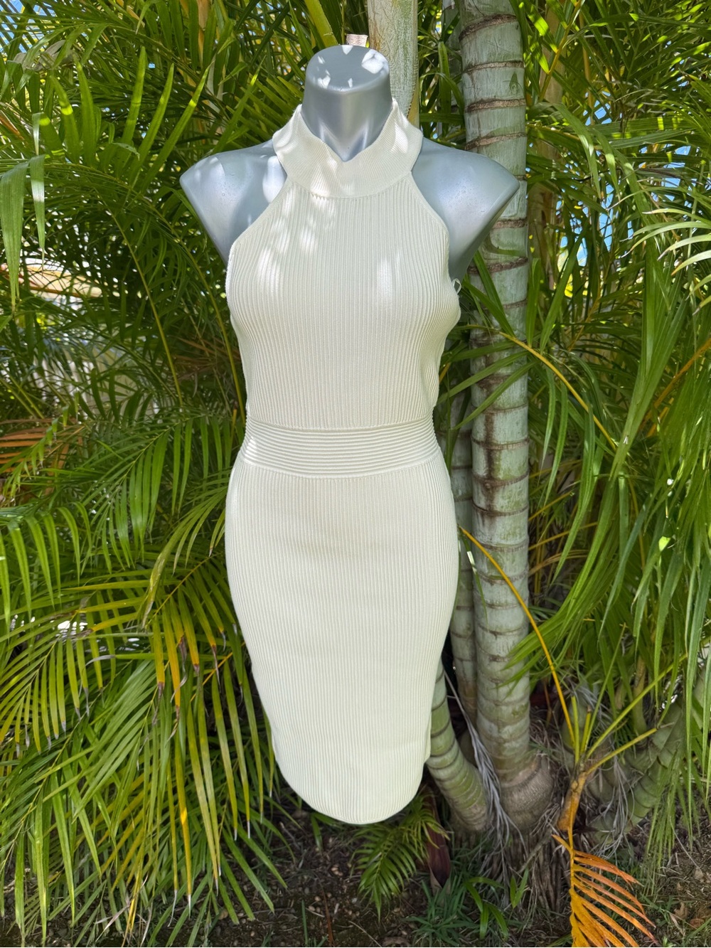 Guess Tag-on Brand-New Ribbed Sheath Dress